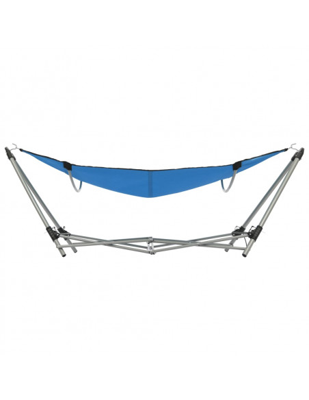 Amaca con Supporto Pieghevole Blu