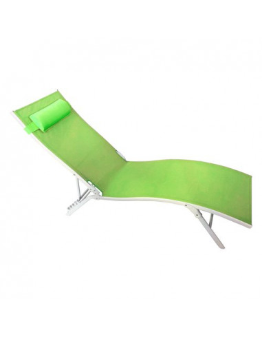 Lettino prendisole Amicasa KZ013 OSCAR Verde mela Verde mela