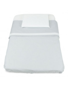 Lenzuola culla Baby Idea L3010G CULLAMI Set 3 Pz Avvicinamento Grigio