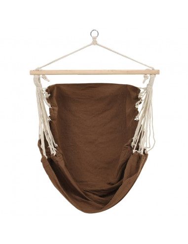 Amaca in tessuto marrone di grande dimensione