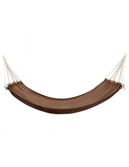 Amaca con asta 210 x 150 cm Marrone