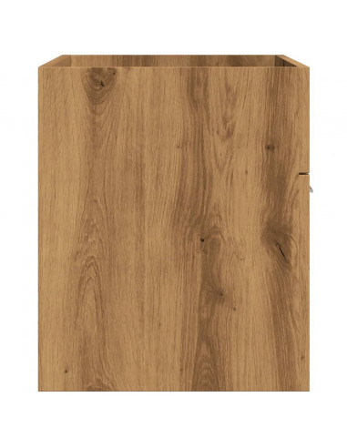 Mobile Lavabo Bagno Rovere Artigianale 90x38,5x46cm Multistrato