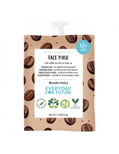 Maschera bellezza Everyday for Future Viso energizzante wondermoka  40