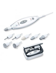 Levigatore manicure Beurer 57211 BEAUTY MP 41 Bianco e Silver Bianco e