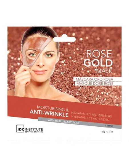 Maschera bellezza Idc Institute Rose Gold Mask Idratante Antirughe 1 P