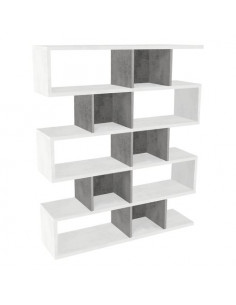 Libreria Sarmog ADB325OSCEK DOUBLE Db325k Ossido bianco e Cemento Ossi