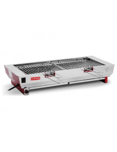 Griglia elettrica Cf B 860E Inox e Red Inox e Red