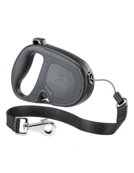 Guinzaglio Ferplast 75092017 FLIPPY ONE CORD Nero Nero
