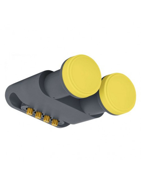 Illuminatore LNB Iddigital LNB 249 Dual Feed 4 Utenze Grey e Yellow Gr