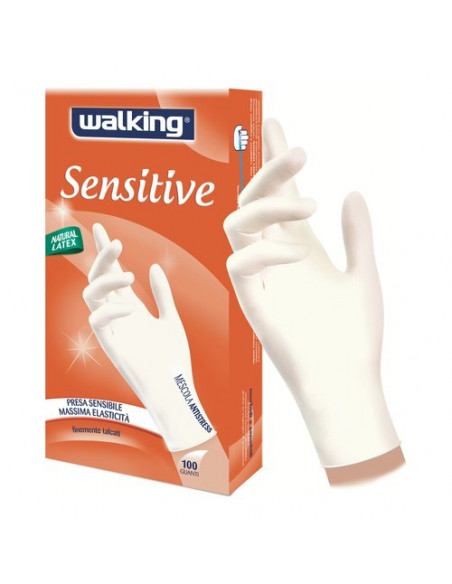 Guanti monouso Walking 110312 SENSITIVE Bianco Bianco