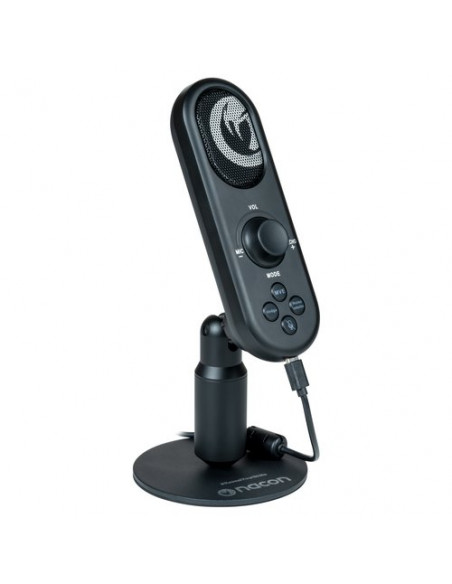 Microfono USB Nacon PCSTREAMINGMIC PC GAME Streaming Black Black