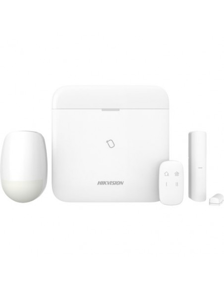 HIKVISION KIT AX PRO 4G 96Zone Dual SIM 1 Telecomando1 Rivelatore PIR 1 Contatto Magnetico 3 Tag - DS-PWA96-Kit-WE