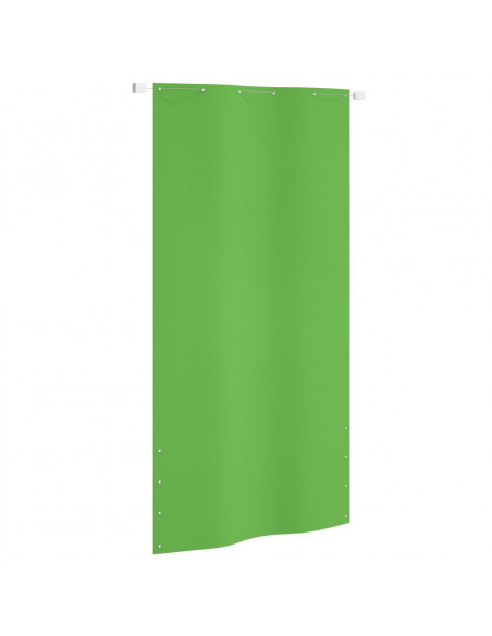 Paravento per Balcone Verde Chiaro 120x240 cm in Tessuto Oxford