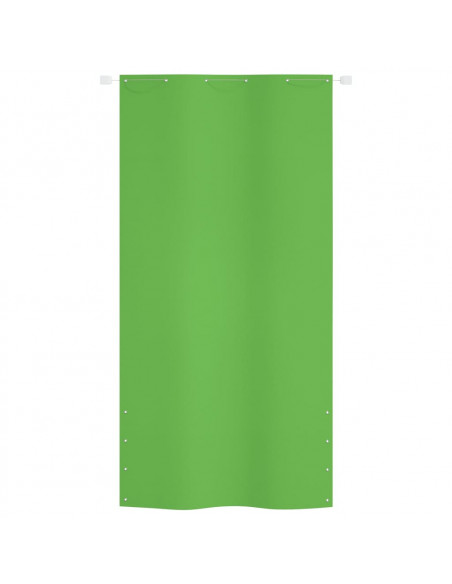 Paravento per Balcone Verde Chiaro 120x240 cm in Tessuto Oxford