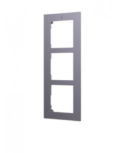Hikvision scatola da incasso Include 1 scatola da incasso plastica per 3 moduli DS-KD-ACF3/Plastic