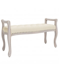 Panca Beige 110x45x60 cm Color Lino 2