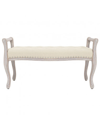 Panca Beige 110x45x60 cm Color Lino