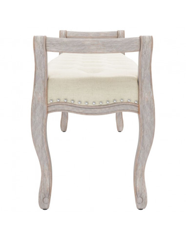 Panca Beige 110x45x60 cm Color Lino