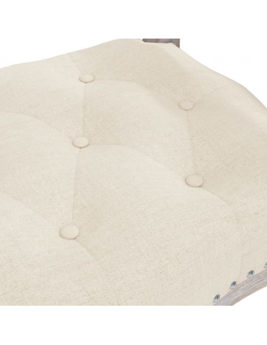 Panca Beige 110x45x60 cm Color Lino