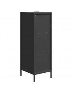 Credenza Nera 35x39x103,5 cm in Acciaio 2