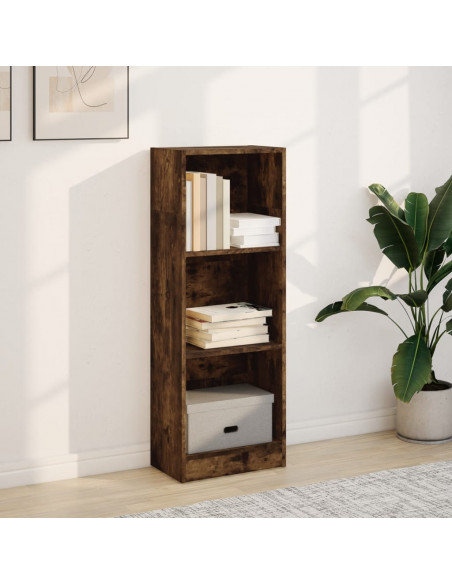 Libreria Rovere Fumo 40x24x109 cm in Truciolato