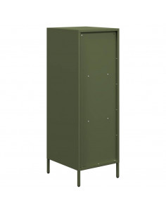 Credenza Verde Oliva 35x39x103,5 cm in Acciaio 2