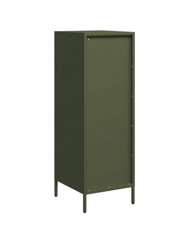 Credenza Verde Oliva 39x35x103,5 cm in Acciaio