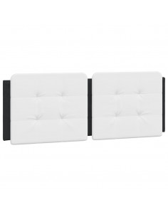 Cuscino Testiera Nero e Bianco 120 cm in Similpelle 2