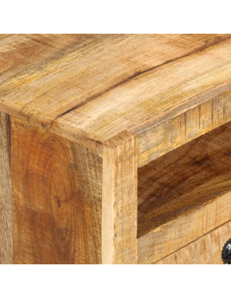 Mobile Porta TV 110x30x40 cm in Legno Massello di Mango