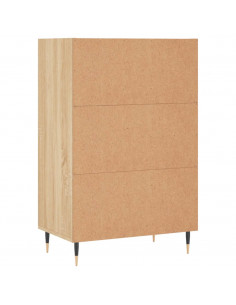 Credenza Rovere Sonoma 57x35x90 cm in Legno Multistrato
