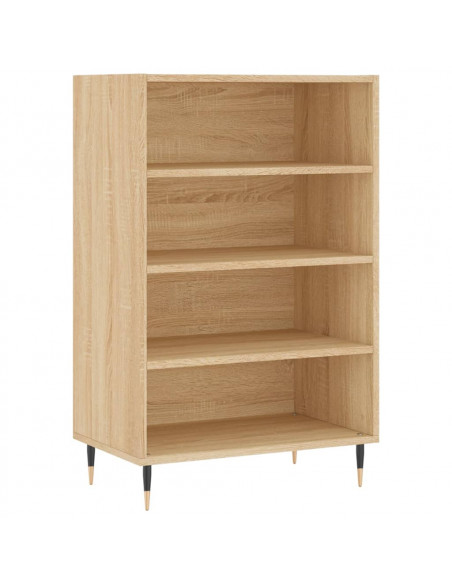 Credenza Rovere Sonoma 57x35x90 cm in Legno Multistrato