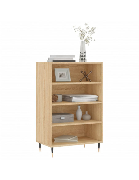 Credenza Rovere Sonoma 57x35x90 cm in Legno Multistrato