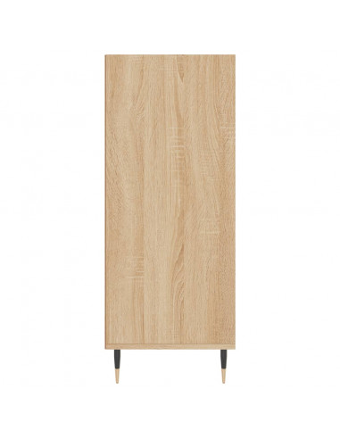 Credenza Rovere Sonoma 57x35x90 cm in Legno Multistrato