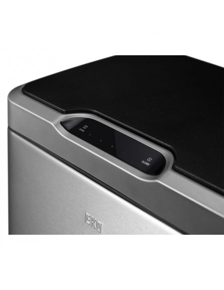 EKO Pattumiera con Sensore Mirage 2x20 L Argento Opaco