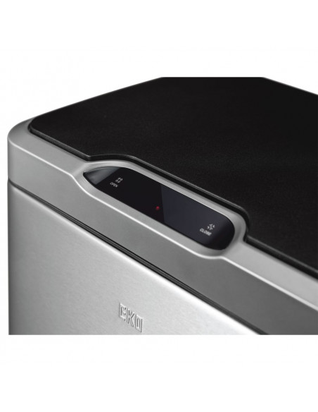 EKO Pattumiera con Sensore Mirage 2x20 L Argento Opaco