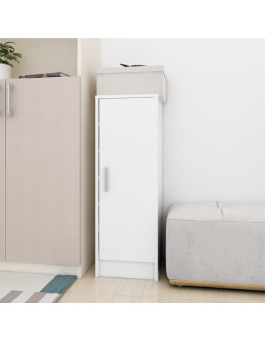 Scarpiera Bianca 32x35x92 cm in Truciolato