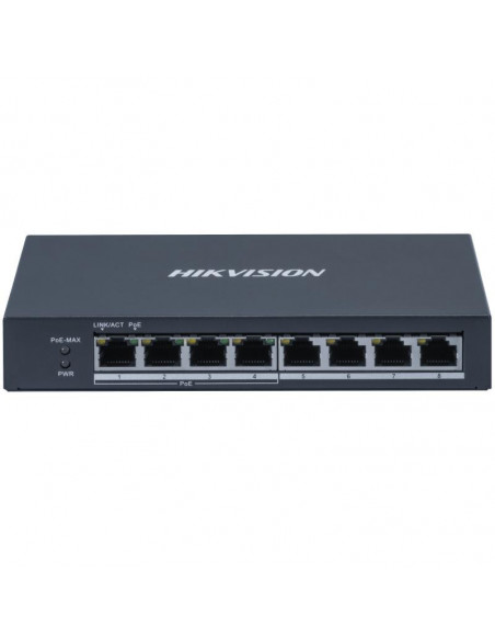 Hikvision DS-3E0508P-O Switch Gigabit Ethernet (10/100/1000) Full duplex 8 Porte 4 POE