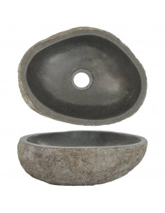 Lavandino in Pietra di Fiume Ovale 29-38 cm 2