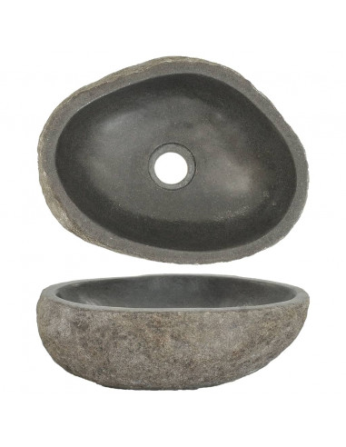 Lavandino in Pietra di Fiume Ovale 29-38 cm