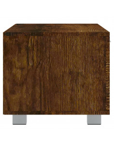 Mobile TV Rovere Fumo 120x40,5x35 cm in Legno Multistrato