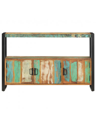 Credenza 120x30x75 cm in Legno Massello di Recupero