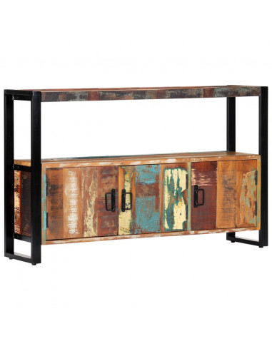 Credenza 120x30x75 cm in Legno Massello di Recupero