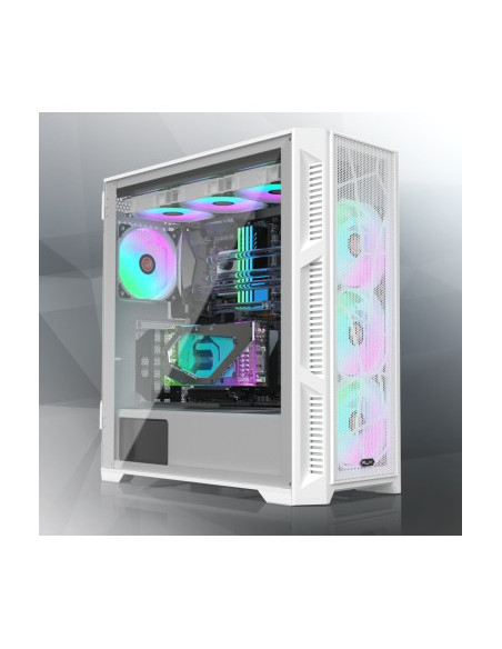 RAIJINTEK CASE M.TOWER PONOS ULTRA WHITE MS 4 ARGB FAN*4 TYPE C USB3.0