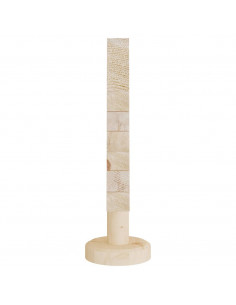 Alberi di Natale Decorativi in Legno 2pz 30cm Massello di Pino