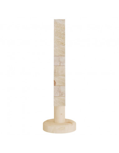 Alberi di Natale Decorativi in Legno 2pz 30cm Massello di Pino