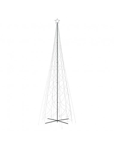 Albero di Natale a Cono Bianco Freddo 3000 LED 230x800 cm