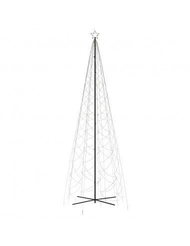 Albero di Natale a Cono Bianco Caldo 1400 LED 160x500 cm