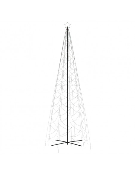 Albero di Natale a Cono Colorato 1400 LED 160x500 cm