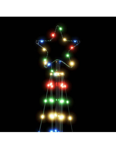 Illuminazione per Albero di Natale 363 LED Colorato 182 cm