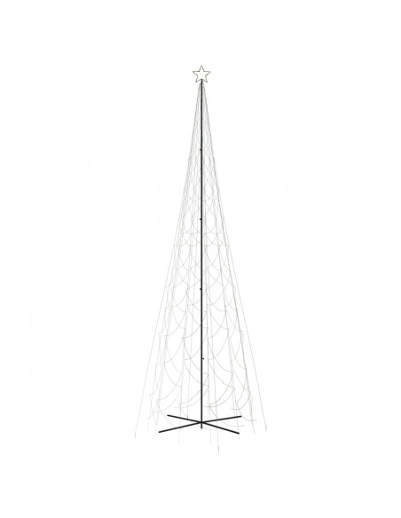 Albero di Natale a Cono Bianco Caldo 3000 LED 230x800 cm